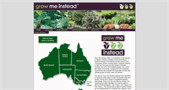 Desktop Screenshot of growmeinstead.com.au